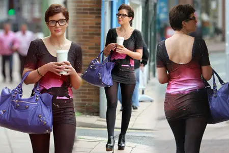 Helen Flanagan - Street candids in Wilmslow, Chesire October 3, 2011