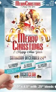 GraphicRiver Merry Christmas Party Flyer