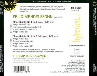 The Raphael Ensemble - Felix Mendelssohn: String Quintets (1998) Reissue 2012