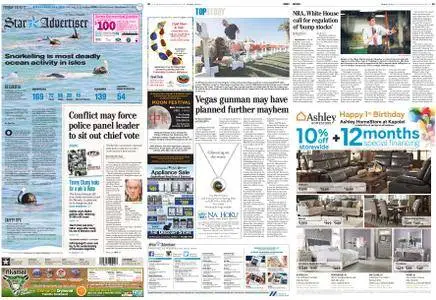 Honolulu Star-Advertiser – October 06, 2017