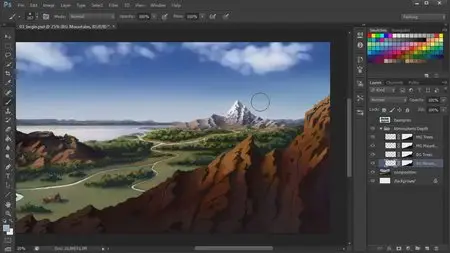 Creating Atmospheric Depth for Illustrations in Photoshop (2013)