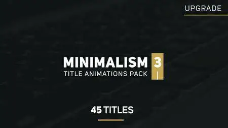 Minimalism 3 - Project for After Effects (VideoHive)