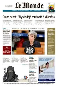 Le Monde du Mardi 12 Mars 2019