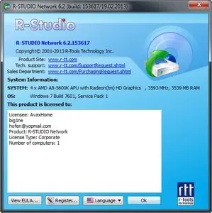 R-Studio 6.2 Build 153617 Network Edition