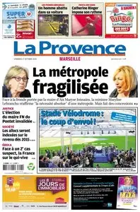 La Provence Marseille Du Vendredi 17 Octobre 2014