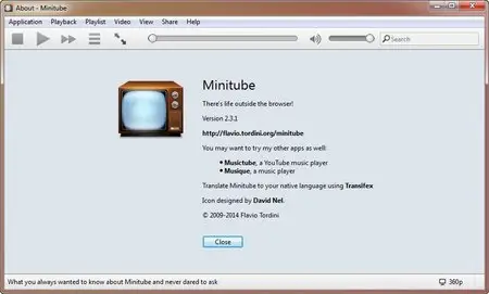 Minitube for Windows 2.3.1 Portable