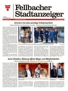 Fellbacher Stadtanzeiger - 21. November 2018
