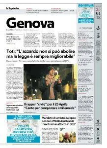 la Repubblica Genova - 25 Aprile 2018