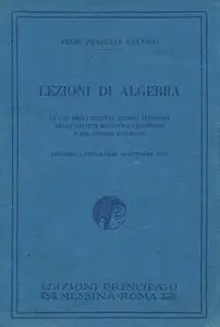 Pasquale Calapso - Lezioni di algebra