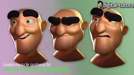 Digital-Tutors - The Anatomy of an Expression for Facial Animation in Maya