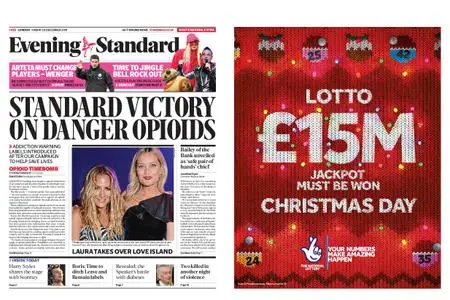 London Evening Standard – December 20, 2019
