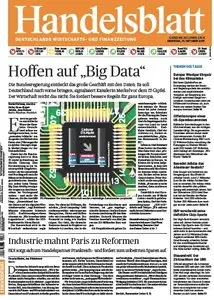 Handelsblatt vom 21 Oktober 2014