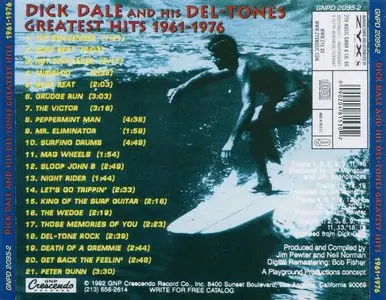 Dick Dale And His Del-Tones - Greatest Hits 1961-1976 (1992)