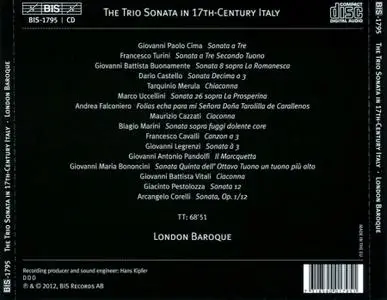 London Baroque - The Trio Sonata in 17th-Century Italy (2012)