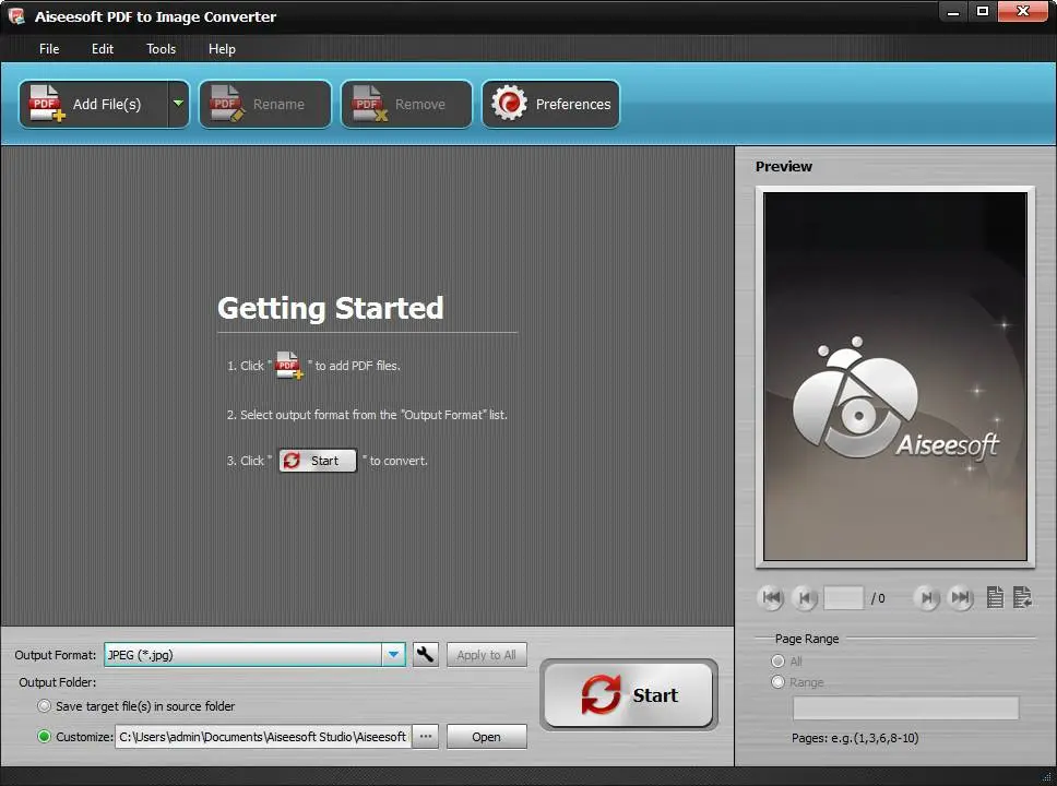 Aiseesoft PDF to Image Converter 3.1.36 Multilingual Portable