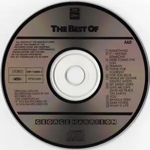 George Harrison - The Best Of George Harrison (1976) {1987, Japan 1st Press}