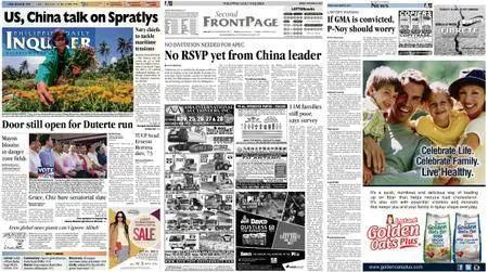 Philippine Daily Inquirer – October 30, 2015