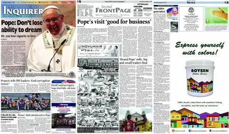 Philippine Daily Inquirer – January 17, 2015
