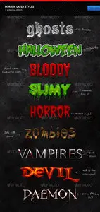 Horror Layer Styles