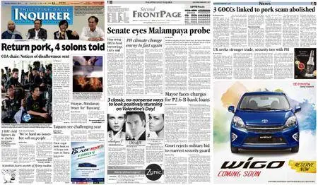 Philippine Daily Inquirer – February 01, 2014