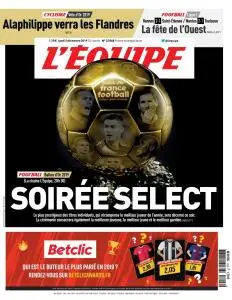 L’equipe du Lundi 2 Décembre 2019