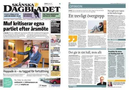 Skånska Dagbladet – 15 mars 2018