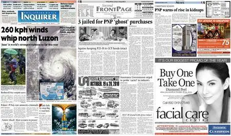 Philippine Daily Inquirer – October 19, 2010