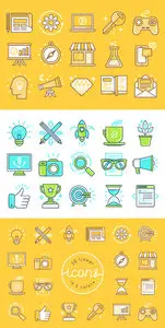 30 linear icons