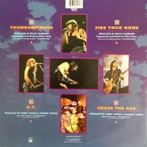 AC/DC - Thunderstruck (UK 12" single) (vinyl rip) (1990) {Atco UK}