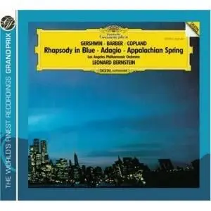 Gershwin - Rhapsody in Blue; Barber - Adagio; Copland - Appalachian Spring by Leonard Bernstein
