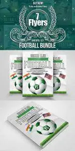 CreativeMarket - 7 Soccer FootBall Match Flyer Bundle