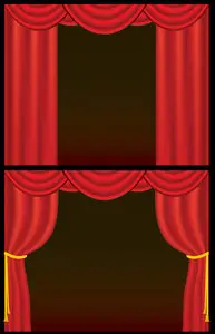 Curtain  vector