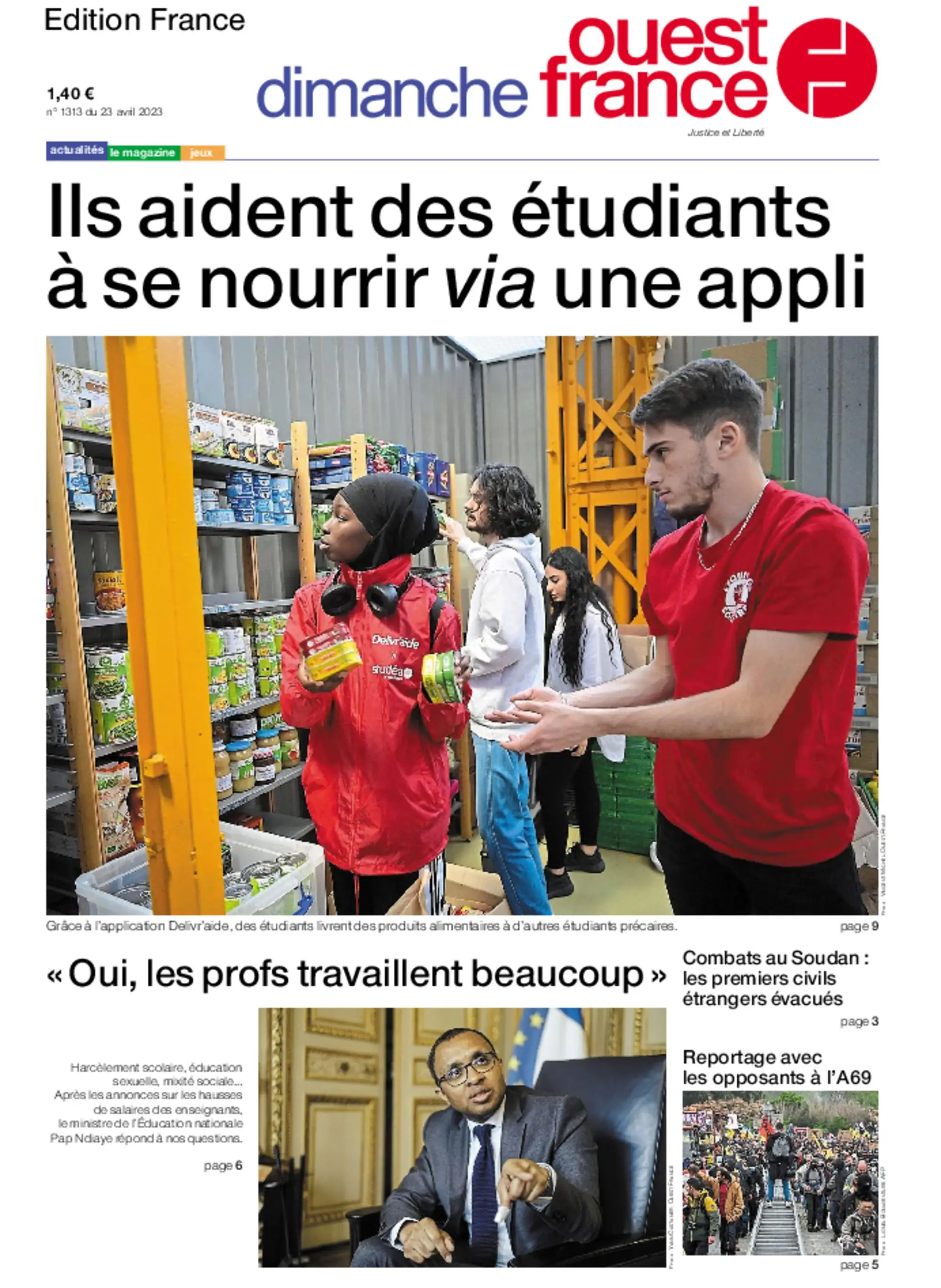 Ouest-France Édition Bretagne – 23 avril 2023
