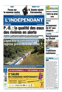 L'Indépendant - 29 Novembre 2024