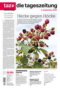 taz die tageszeitung  - 05 September 2024