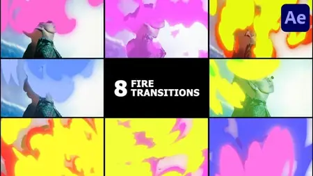 Fire Transitions | After Effects 58026520