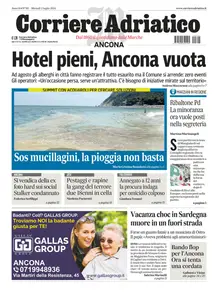 Corriere Adriatico Ancona - 2 Luglio 2024