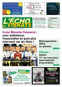 L'écho de Vibraye - 2 Janvier 2025