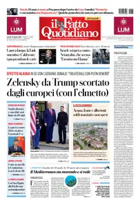 Il Fatto Quotidiano - 18 Agosto 2025