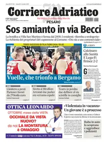 Corriere Adriatico Pesaro - 16 Ottobre 2025