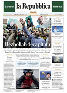 la Repubblica - 29 Settembre 2024