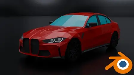 3D Low Poly Car Modeling In Blender