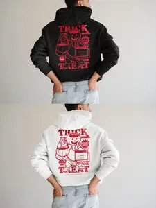 Mockup Of Man Wearing Customized Hoodie, Rear View 1681004478