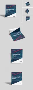 Long Scroll Flyer Mockup XRLMMKM