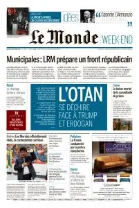 Le Monde du Samedi 26 Octobre 2019