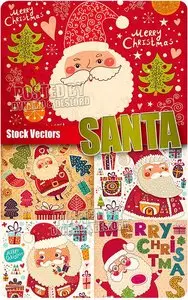 Santa - Stock Vectors