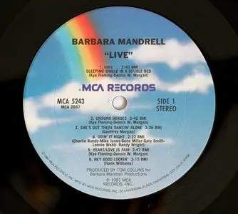 Barbara Mandrell - Live (1981) 24-Bit/96-kHz Vinyl Rip