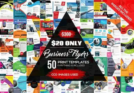 CreativeMarket - 50 New Business Flyer Bundle Vol.2