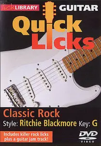 Lick Library - Quick Licks: Classic Rock - Ritchie Blackmore: Key G