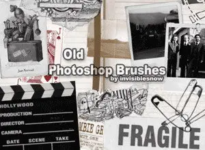 Old Essentials Photoshop Brushes